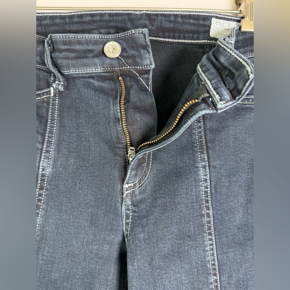 Rag & Bone Skinny Jeans Women’s Size 27 Dark Wash Stretch Denim - Picture 6 of 12